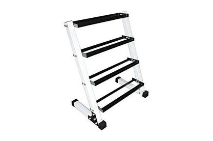 Ader Sporting Goods 4 Tier 24" Dumbbell Rack-Hold 8-9 Pair Dumbbells