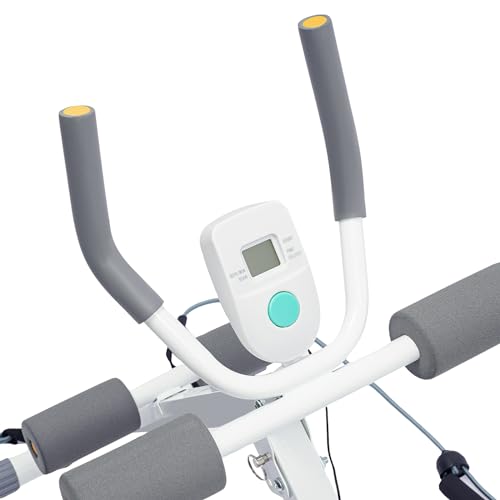 Core & Abdominal Trainers AB Workout Machine Home Gym Strength Training Ab Foldable Fitness Equipment,Abdominal Compressor Collapsible,Strength Training Abdominal Workout Machine with LCD Display