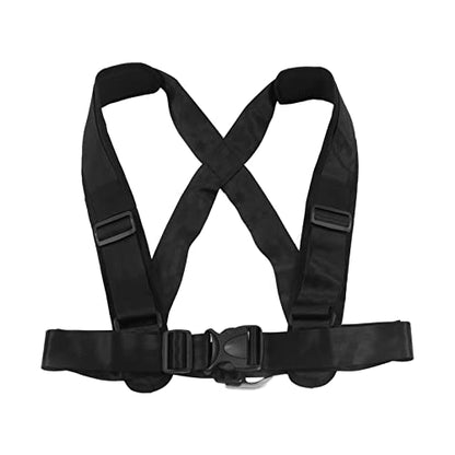 Sled Harness Tire Pulling Strap, Resistance Strength Training Shoulder Strap, Black - Padded Comfort, Durable Nylon Material, Ideal for Speed and Endurance Workouts