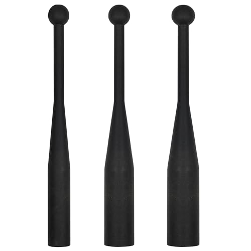 Logest Steel Mace Exercise Club - Heavy Duty Steel Indian Clubs Perfect for Strength Training and Rehabilitation Improves Grip and Full Body Workouts Available in 5 10 15 20 25 30 Pounds - color: 5LB-10LB-15LB- 3 Piece Set