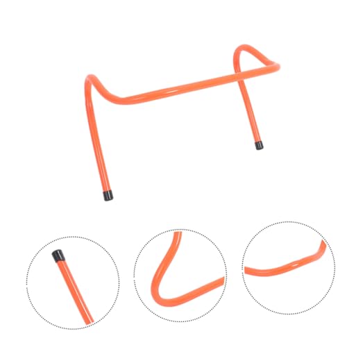 Toyvian 4pcs Plastic Speed Training Hurdles 15cm Agility Sports Hurdles for Football Soccer Track Footwork Ladder Training Equipment for Youth Outdoor Practice