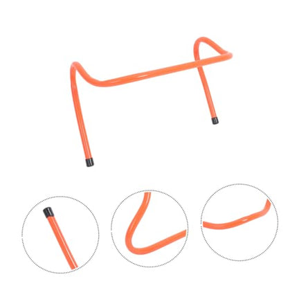 Toyvian 4pcs Plastic Speed Training Hurdles 15cm Agility Sports Hurdles for Football Soccer Track Footwork Ladder Training Equipment for Youth Outdoor Practice