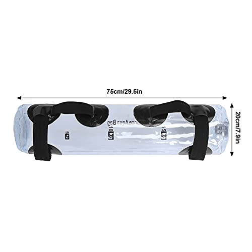 PVC Folding Yoga Weight Bearing Water Bag, Adjustable Aquabag for Fitness Training, Water Filled Sandbag with Durable Nylon Handle for Strength Muscle Workout at Home or