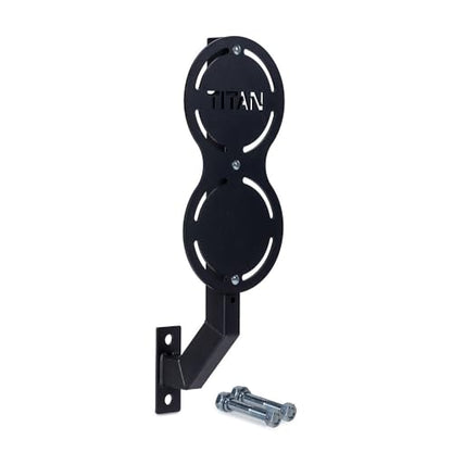 Titan Fitness Titan Series Rack-Mounted Double Wall Ball Target, Floating Target for Throwing Wall, Medicine & Plyo Balls, Competition Height Rack Attachment with Thick Steel Construction