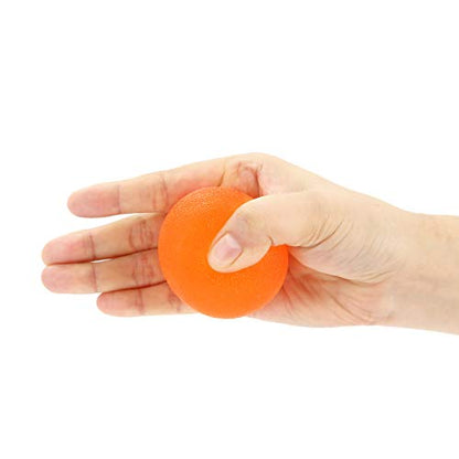 Hand Squeeze Stress Balls Set with Carry Bag 3 Resistance, Finger Wrist Arthritis Therapy Rehab Exerciser, Carpal Tunnel, Stroke Rehabilitation Equipment