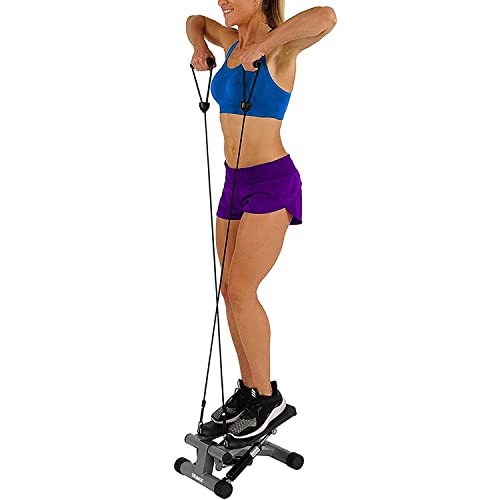 TRAKK Fitness Mini Stepper - Stair Stepper for Home, Exercise Step Platform, Workout Equipment with Resistance Bands