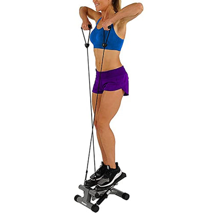 TRAKK Fitness Mini Stepper - Stair Stepper for Home, Exercise Step Platform, Workout Equipment with Resistance Bands