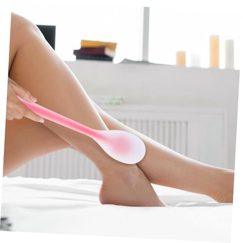 Silicone Meridian Pat Massage Tool Extended Body Care for Muscle Relaxation and Acupoint Grade Material Portable Whole Body Patting Stick with Meridian Chart