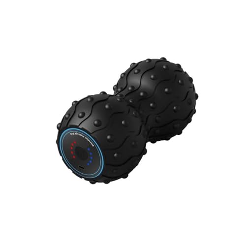 Rechargeable Vibrating Peanut Massage Ball – 5‑Gear Portable Foam Roller for Deep Tissue, Muscle Recovery, Yoga, Mobility & Full‑Body Relaxation,C - color: C