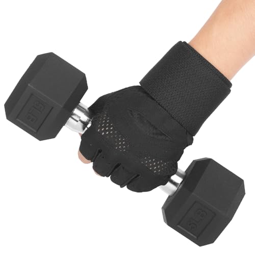 Spartan Gym Gloves for Men & Women – Weight Lifting Gloves with Wrist Support, Full Palm Protection, Breathable Non-Slip Grip for Weightlifting, Workout, Training, Fitness, Crossfit, Exercise - size: Large