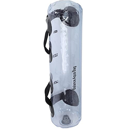 PVC Folding Yoga Weight Bearing Water Bag, Adjustable Aquabag for Fitness Training, Water Filled Sandbag with Durable Nylon Handle for Strength Muscle Workout at Home or