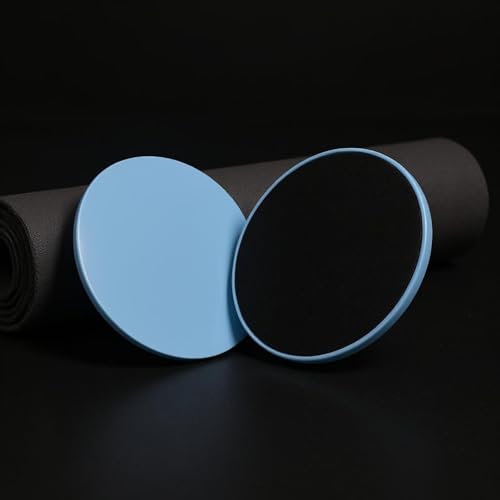 Milageto Fitness Sliding Discs Round Core Training Discs Double Sided Workout Sliders for Indoor Floors