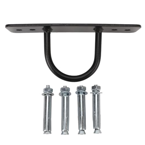 Pissente Battle Ropes Anchor Ceiling Mount Iron Anchor Bracket 300KG Capacity for Wall or Ceiling Use Quick Install Stable Hold for Fitness Boxing Resistance Training