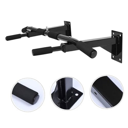Portable Chin Up Bar,Heavy Duty Pull-Up Bar,Wall Mounted Pull Up Bar Need to Drill Holes for Home Gym Exercise Max Load 600lbs