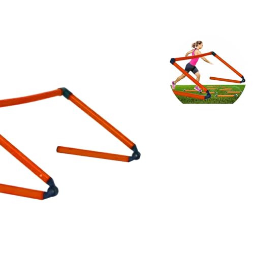 Foldable Speed Agility Hurdles for Football Training Adjustable Compact Portable Training Hurdle for Sports Fitness