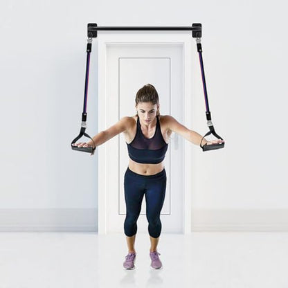 SELEWARE Heavy Duty Welded Pull Up Bar Wall/Joist/Ceiling Mount Chin Up Bar - color: A1: Black 36" Wall Mount Pull Up Bar