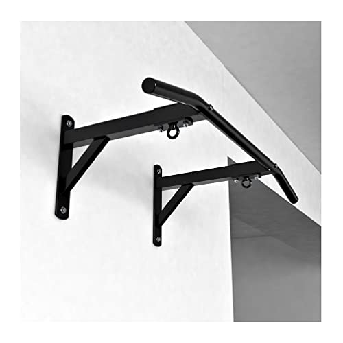 Wall Mounted Pull Up Bar,Heavy Duty Strength Training Bar With Sturdy Base,Sandbag Swing Resistance Band Suspension Bars,661 Lbs
