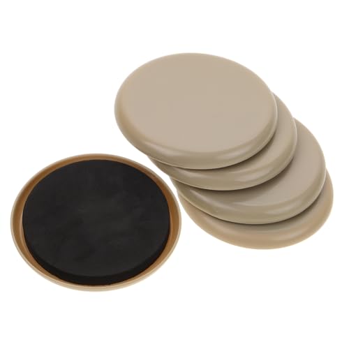 5pcs Round Furniture Moving Sliders Floor Protectors for Chairs and Tables Heavy-Duty Furniture Cushions to Prevent Scratches for Use - size: 8.90X8.90X1.02CM
