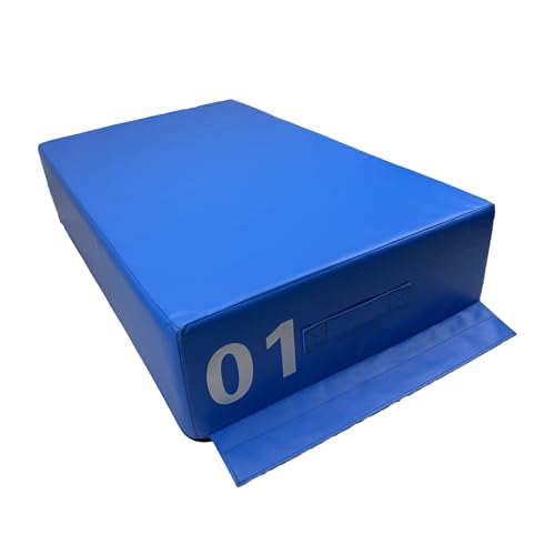 Free Combination Foam Plyometric Jump Box, Height Exercise Box Multiple Height Levels with Non-Slip Surface & EPE Foam for Plyometrics HIIT Strength Training Home Gym (Size:01#-35.4 * 21.7 * 7.9in) - size: 01#-35.4*21.7*7.9in