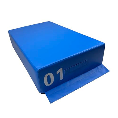 Free Combination Foam Plyometric Jump Box, Height Exercise Box Multiple Height Levels with Non-Slip Surface & EPE Foam for Plyometrics HIIT Strength Training Home Gym (Size:01#-35.4 * 21.7 * 7.9in) - size: 01#-35.4*21.7*7.9in