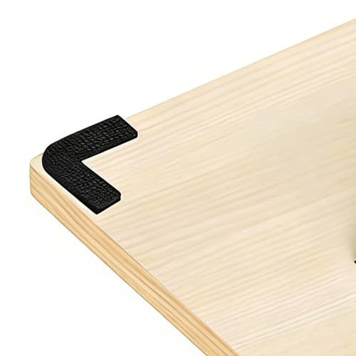 Wooden Wobble Board, Anti Fatigue Nonslip Board, 15 Inches Stability Boards with Ergonomic Tilt Angle, Textured Balancing Exercise for Improving Balance, and Strengthening Cores