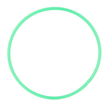 Brrnoo Agility Training Equipment, Gymnastics Rings with Green 13.78in Agility Speed Rings Balance Coordination Sensory Training Jumping Hollow Football Equipment for - size: 0.7in Width