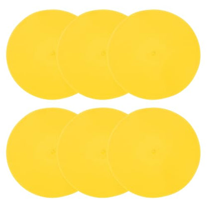 PATIKIL Spot Markers, Non-Slip Floor Agility Markers Flat - color: Yellow