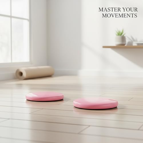 Exercise Glide Discs, 13-Inch PP Core Sliders for Smooth Floors, Home Fitness Pair (1 Pair)