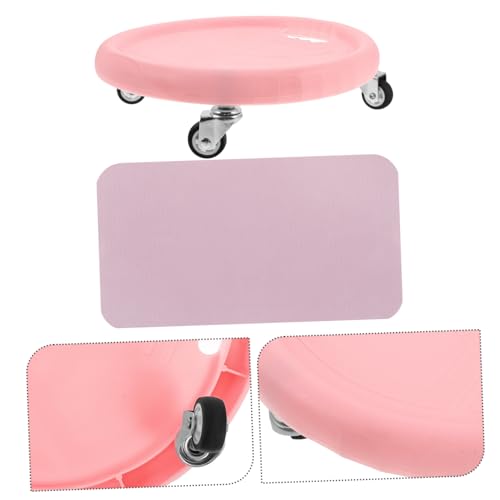 Ab Roller Wheel with Knee Pad Silent Disc for Core Strength Training Dual Functionality Home Exercise Equipment for Quiet Workouts and Abdominal Toning