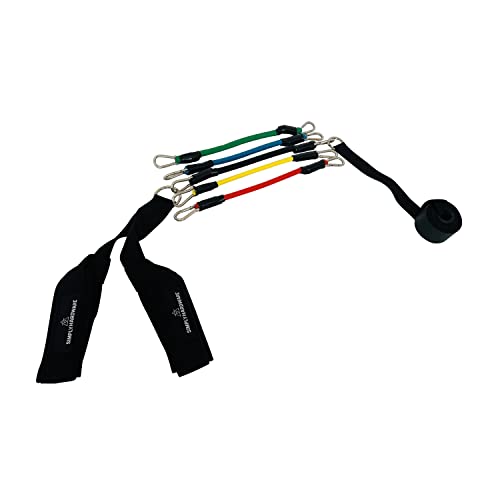 Hip Flexor Training Strap | Reverse Squat Resistance Band Workout Strap Set | Resistance Bands and Door Anchor Included