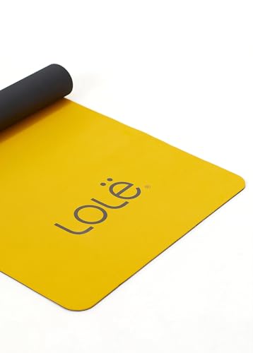 Lolë Womens IGLOW Yoga Mat | 4mm Thick | Non-Slip Workout Mat | Ideal for Yoga & Pilates | Enhanced Grip - color: Lole Y119