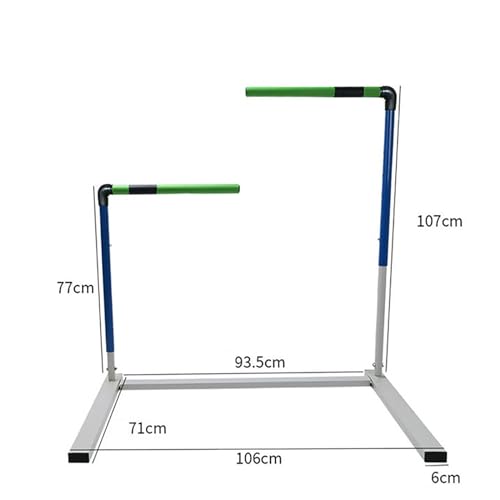 Soft Safety Hurdles, Agility Training Coordination Set, Adjustable Lift, Separate Soft Pole Design, Used for Professional Hurdles Competitions, Training, Etc.