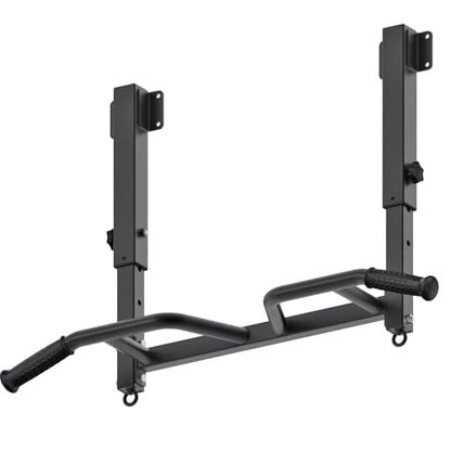 SELEWARE Heavy Duty Welded Pull Up Bar Wall/Joist/Ceiling Mount Chin Up Bar - color: E1: Black Joist Mount Pull Up Bar