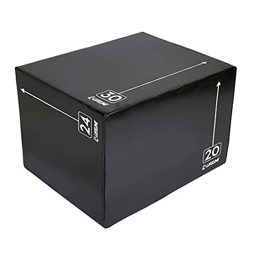 Lifeline Fitness 3-in-1 Foam Plyo Box - Exercise Equipment for Home Gym - Plyometric Jump Box Set for Crossfit, HIIT, Jump Training, Jump Trainer - style: Large