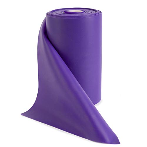 Resistance Band for Working Out | Super Exercise Bands 8,16,24 Yard Bulk Rolls |10 Strengths in Light Medium and Heavy Resistance Bands | Latex Free Workout Bands Including App and e-Book - size: 16 Yards, style: Heavy