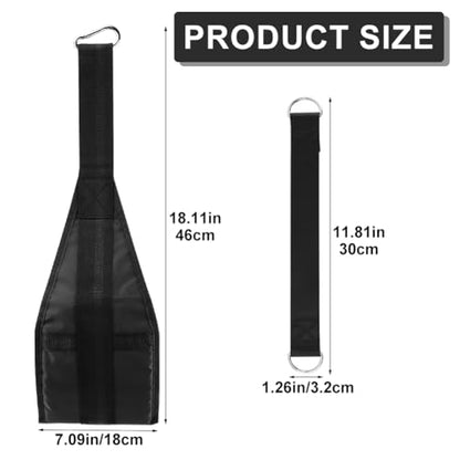 Hanging Ab Straps for Pull Up Bar, Ab Sling Strap for Arm Pull up Workout Support, Padded Arm Support Slings Hang Bar Assist Strap for Training Knee and Leg Raise