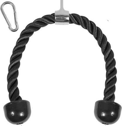 Yes4All Cable Machine Attachment, Row Handles, Tricep Rope, Straight Bar, V Bar, LAT Pulldown Accessories Load 880 LB for Home Gym