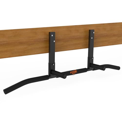 Fitarc Joist Mount Pull Up Bar, Wall Mount Pull Up Bar for Home Gym - color: Joist Mounted for 8-9ft Beams, Upgraded Grip
