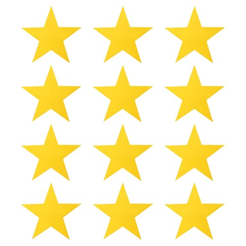 Spot Markers, Star Arrow Poly Spot Marker for Agility Training Floor Dots Non-Slip PE Equipment - color: Yellow