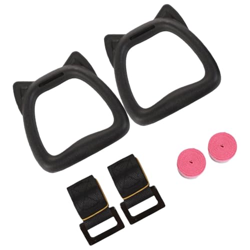 ’s Gymnastic Rings with Adjustable Straps, 2-Meter Indoor Pull-up Fitness Rings Set for ’ Gymnastics Training and Strength Workouts