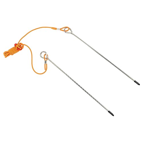 Golf Alignment Stick Swing Trainer Aid, Golf Training Aid Equipment, Telescopic Elastic String 2.5M - 5M, Metal Posture Corrector for Putting and Swing Practice with
