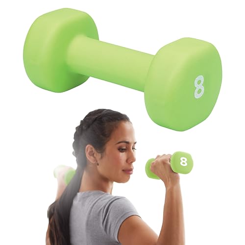 Gaiam Dumbbell Hand Weight (Sold in Singles) - Neoprene Coated Exercise & Fitness Dumbbell for Home Gym Workouts and Strength Training - Free Weights for Women and Men