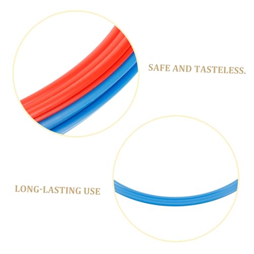 6PCS Agility Training Rings Football Soccer Equipment for Speed and Footwork Drills Material for Soccer Football Basketball Use Random Color