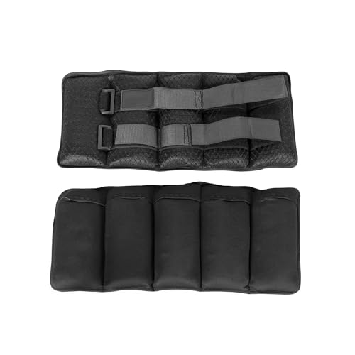 Adjustable ankle and wrist weights, 10 lbs each (1 pair, 20 lbs total) for women and men, with secure straps for walking, running, aerobics, and fitness