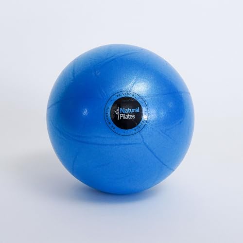 Natural Pilates Ball | Small Exercise Ball | 9 inch Pilates Ball for Core Strength and Back Stability | Physical Therapy Ball | Pilates Core Ball | Squishy Pilates Ball | Barre Ball