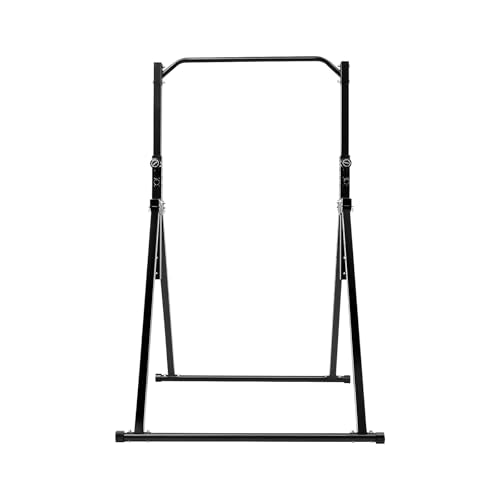 Portable Pull Up Bar, Power Tower Pull Up Dip Station, Height Adjustable Multi-Function Tower Workout Dip Stand for Home Gym, Max. Load-bearing 440.92lbs