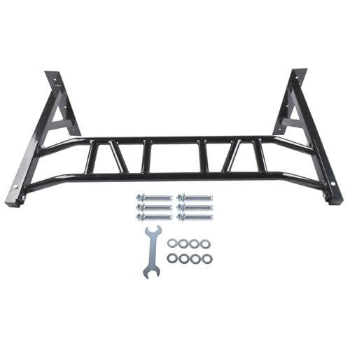 Black Multi Grip Pull Up Bar Multifunctional Dip Station for Indoor Home Gym Workout Pull Up Bar 440 lbs Training Equipment Mixizap