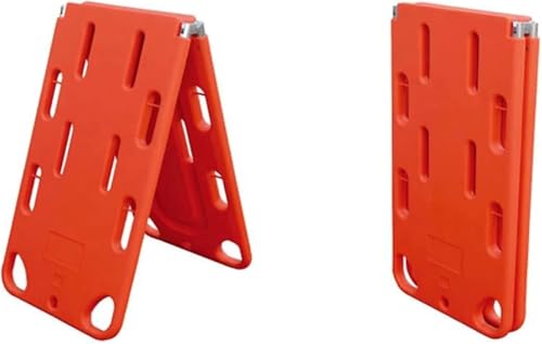 Foldable Spine Board Stretcher for Patient Rescue, Emergency Backboard, Lightweight EMT Ambulance Stretcher for Travel and Heavy Duty Use