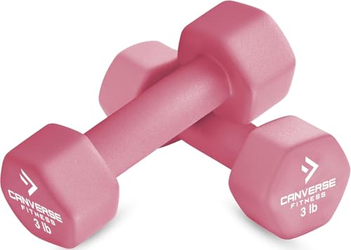 Neoprene Coated Dumbbell Sets of 2, Hand weight Dumbbells Anti-roll, Anti-Slip, Hexagon Shape for Strength Training Exercises Dumbbell Pairs for Men and Women, Ideal for Home Gym