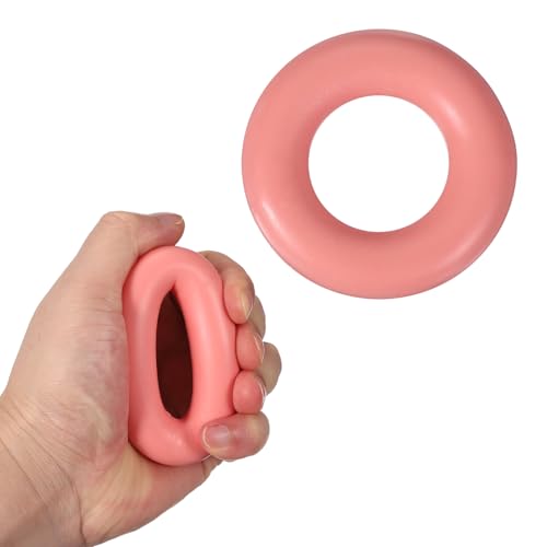 Grip Strength Trainer Rings, Portable Hand Grip Strengthener Finger Forearm Strengthener - Fitting for (Athletes/Rock Climbing/Workout/Fitness) - color: Orange, size: 2.8"